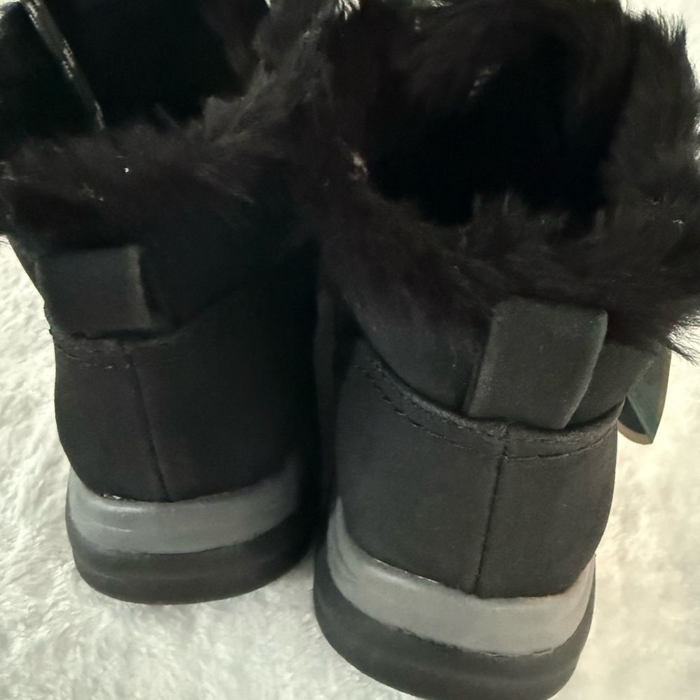 New BARETRAPS Black Maine Faux Fur Lining Women’s Boots Size 5.5   5 1/2 - Picture 7 of 8